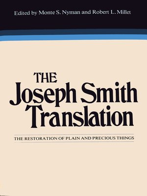 cover image of The Joseph Smith Translation